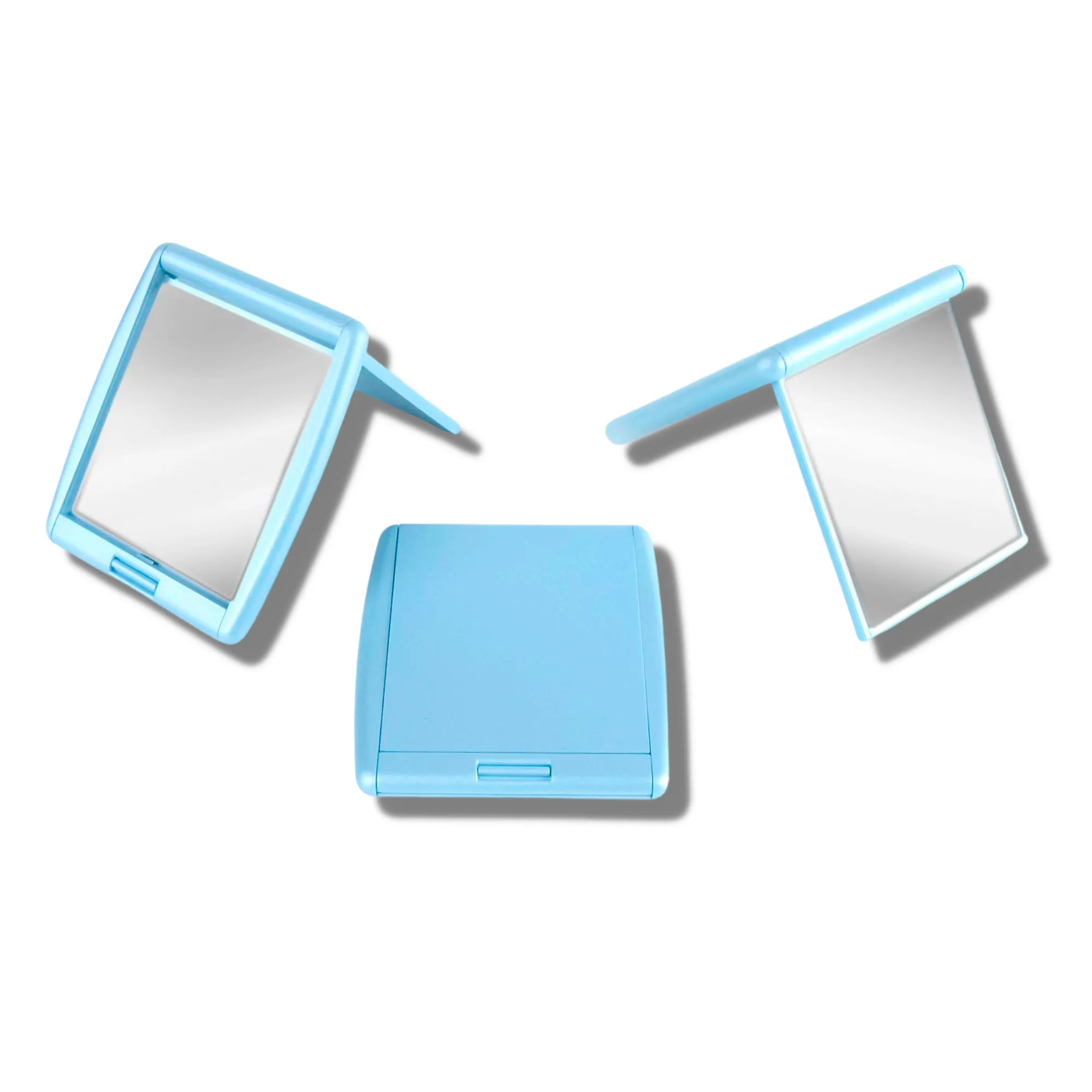 2-Faced Compact Mirror - Light Blue