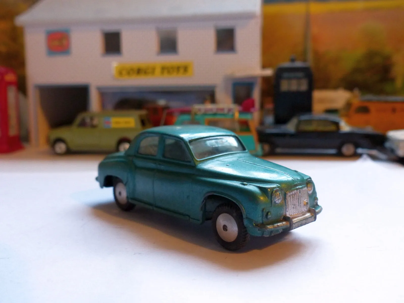 204M Rover 90 in metallic blue-green with original box