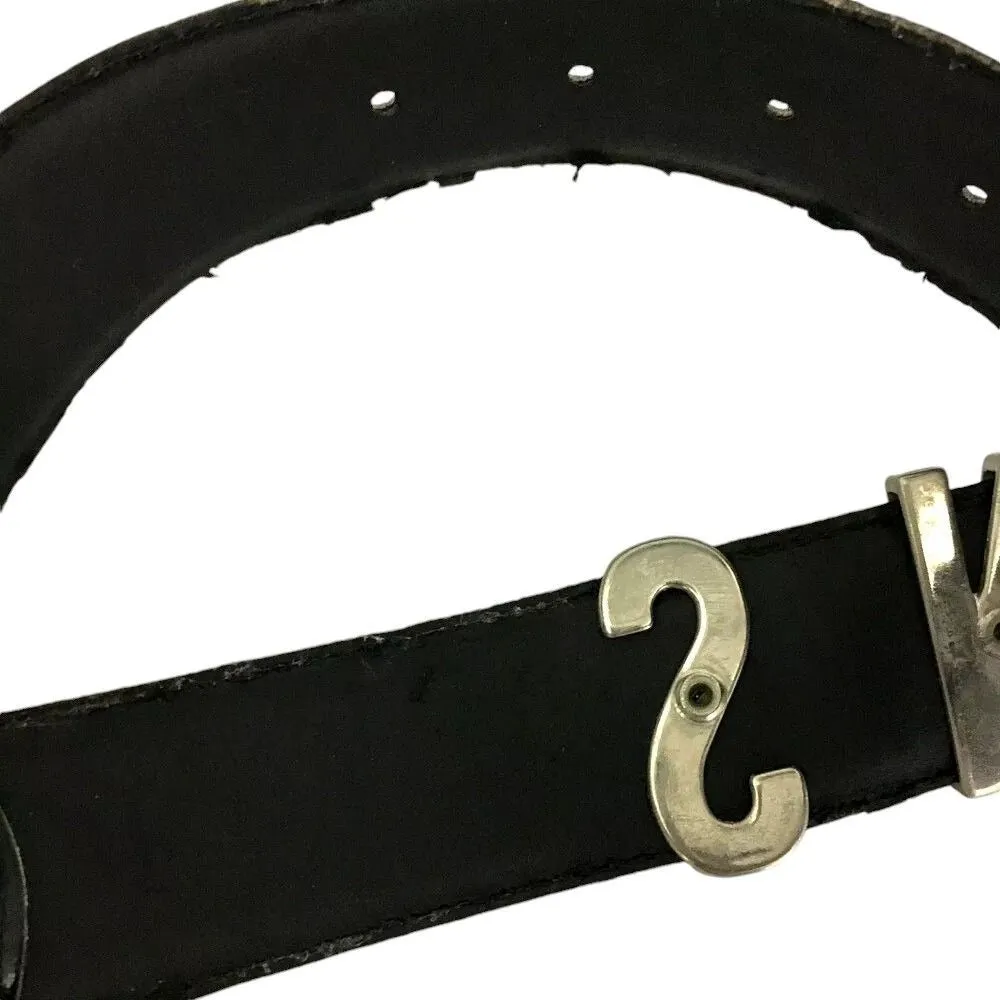 559149AS (S1) Fendi Belt Black Leather