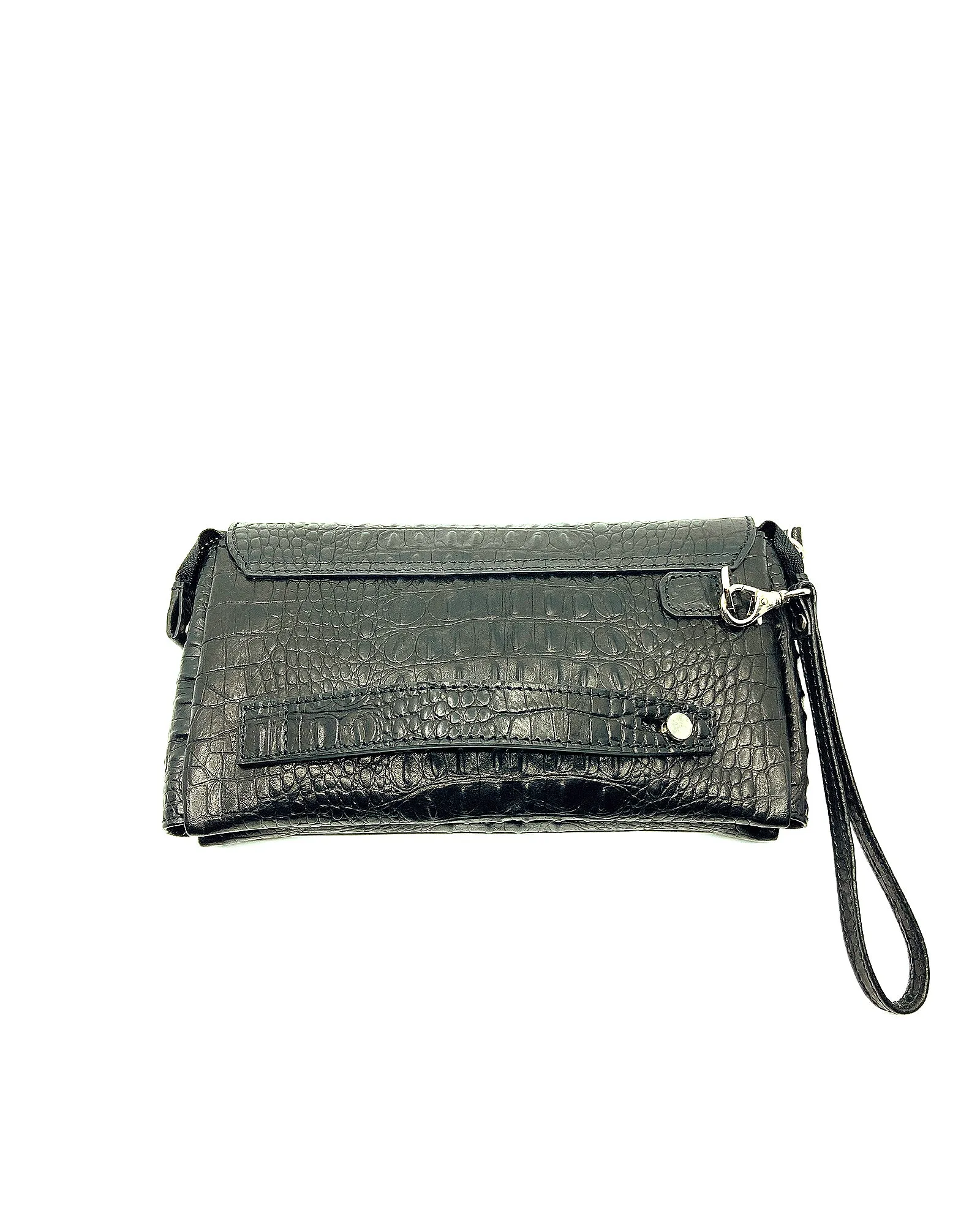 A Class Leather Croco Black Handbag - 103 067 01