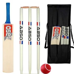 ABSO Wooden Cricket kit ‎(Size 4)