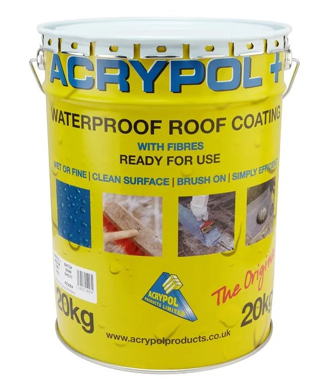 Acrypol   Waterproof Roof Coating 20kg - Grey