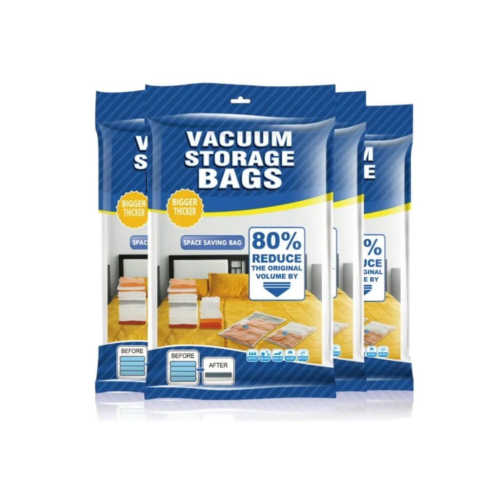 Airtight Large Vacuum Storage Bags (6 Pack) - PVC, GOMINIMO