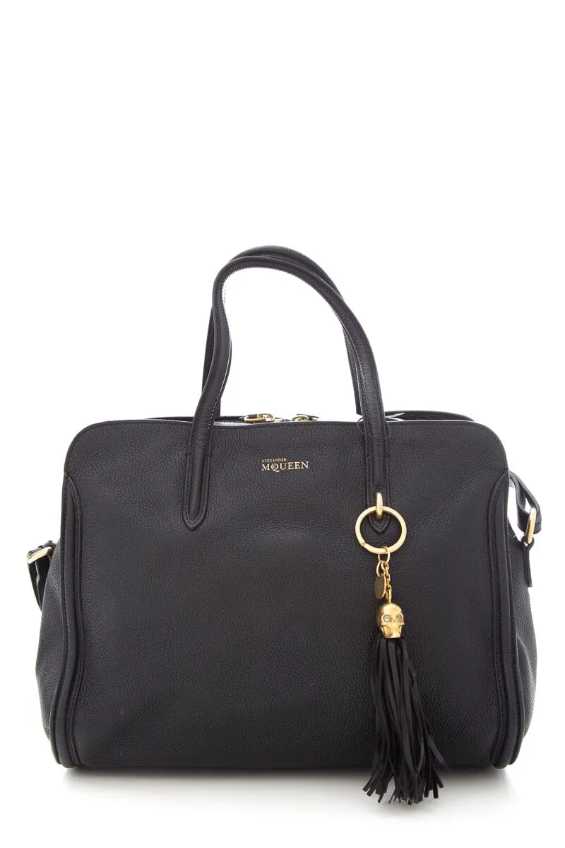 Alexander McQueen Black Leather Handbag