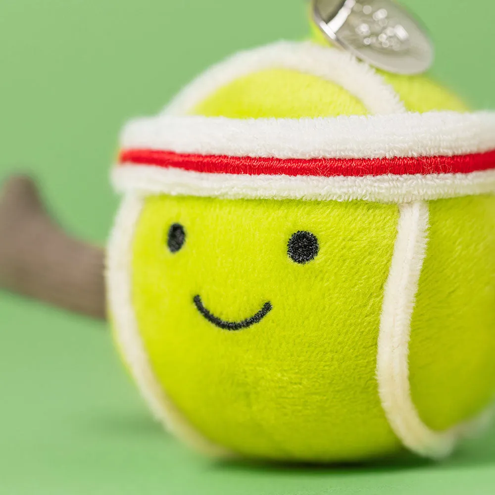 Amuseables Sports Tennis Bag Charm By Jellycat