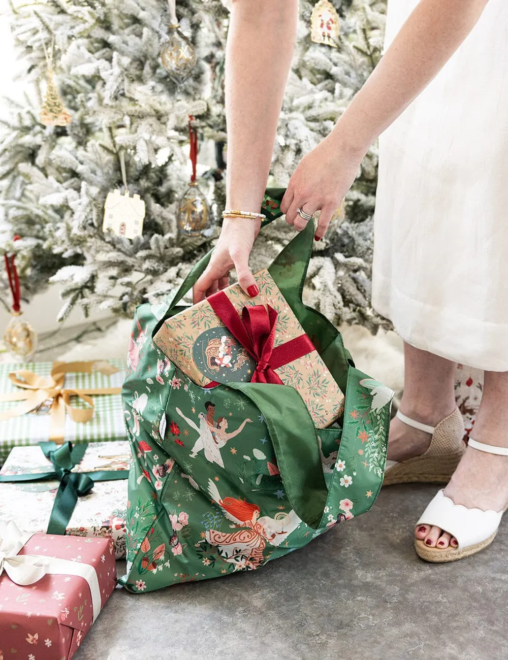 An Enchanted Christmas - Reusable Large Shopping Bag