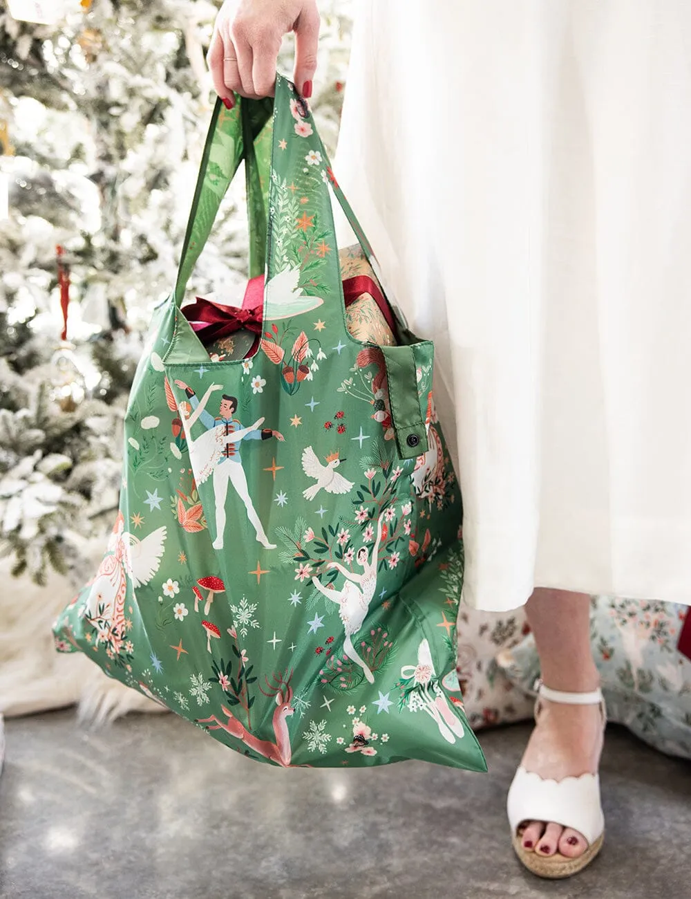 An Enchanted Christmas - Reusable Large Shopping Bag