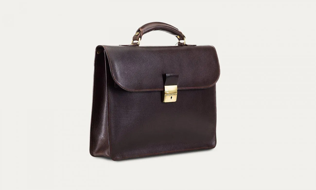 Baron Light Leather Briefcase