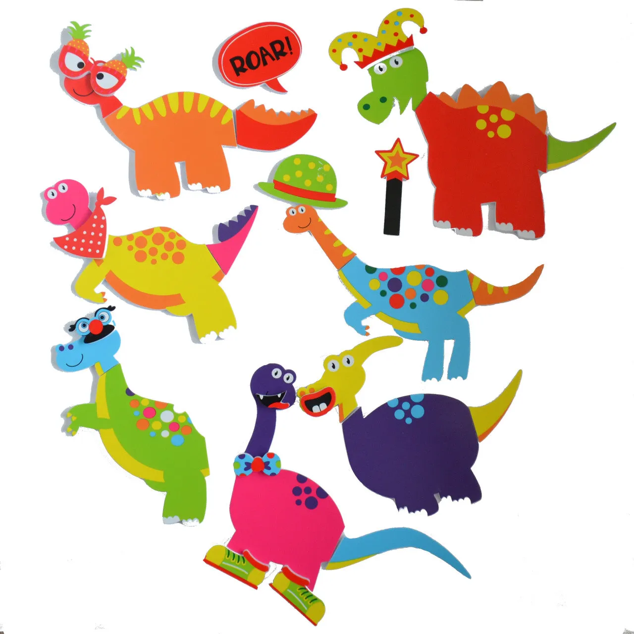 Bath Time Stickers - Weird And Wonderful Dinosaurs