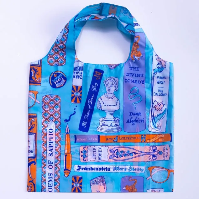 Bookbag Art Sack - Eco-Friendly Reusable Bibliophile Tote