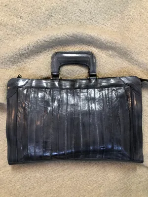 Borim Grey Eel Skin Bag