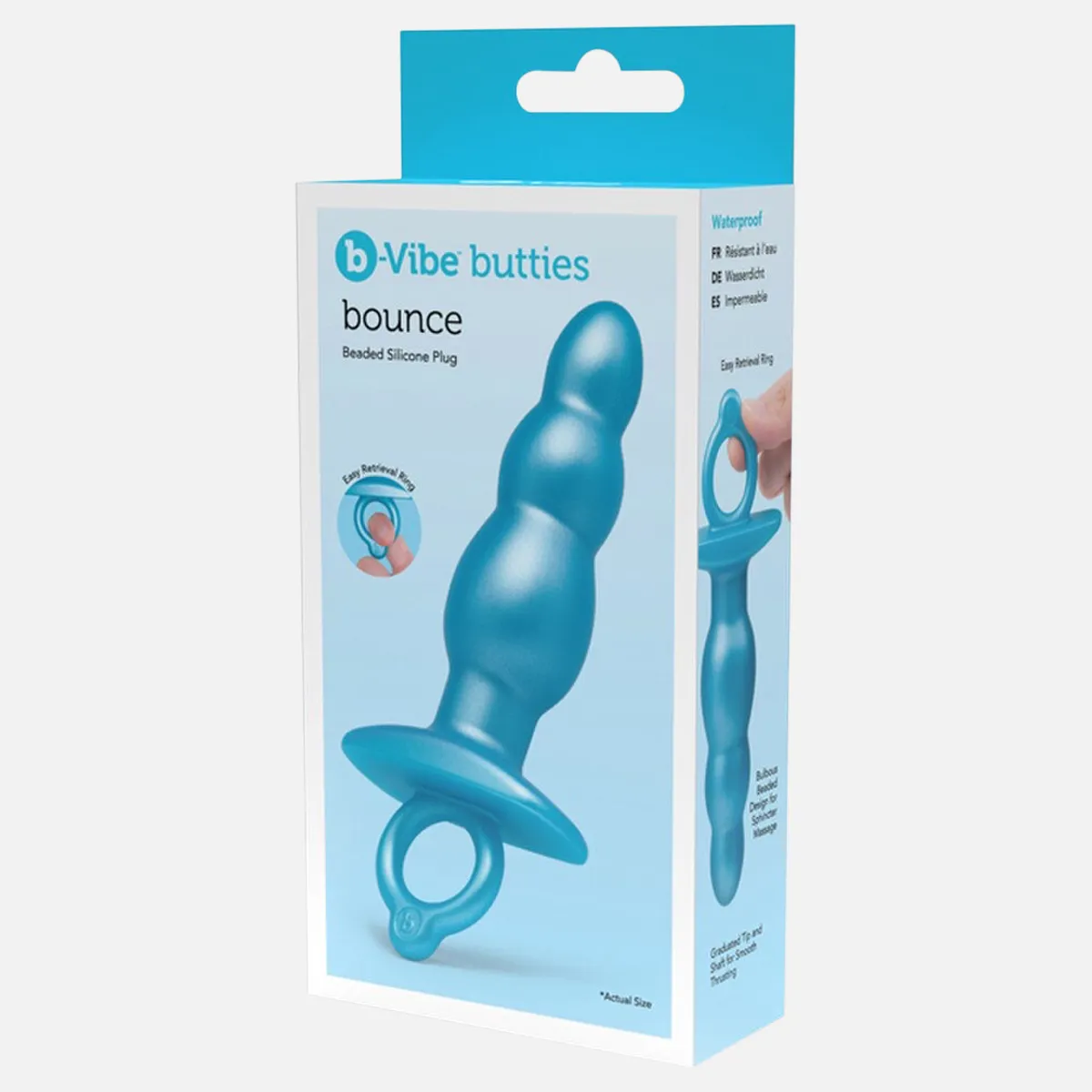 Butties Bounce Bead Textured  Silicone Non Vibrating Anal Plug