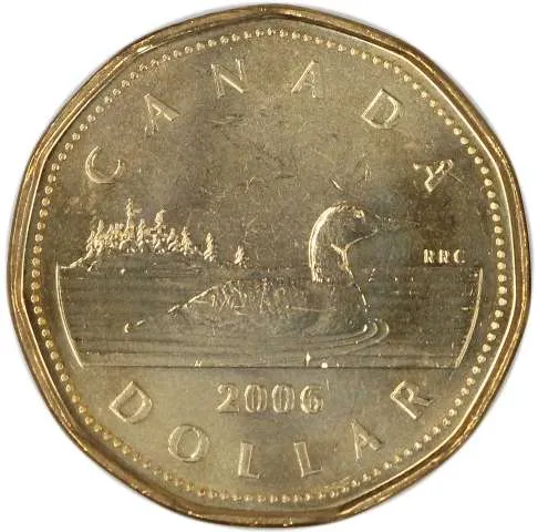 Canada Nickel 2006 $1 (Elizabeth II) 7gr .915