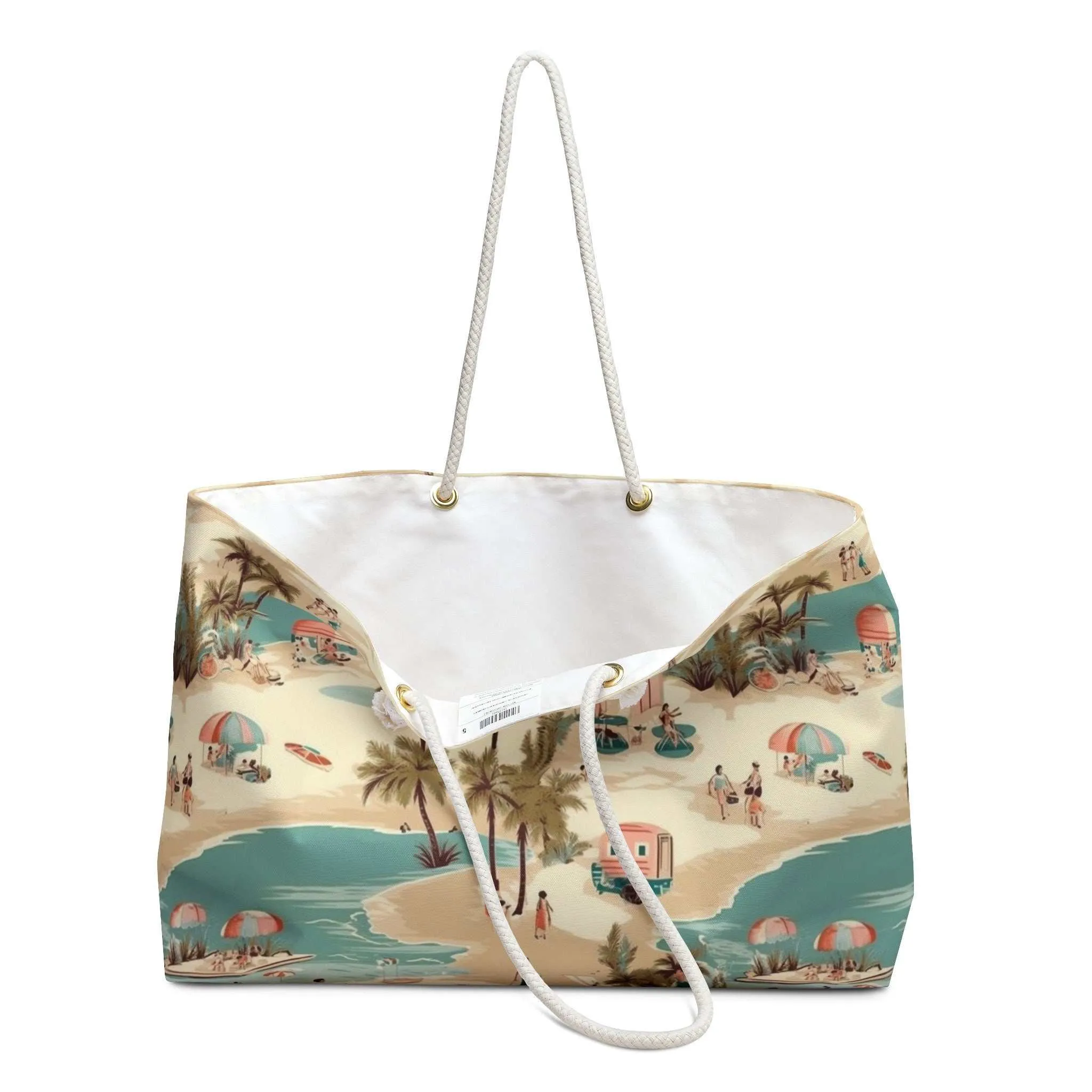 Canvas Weekender Tote Bag for Summer Adventures