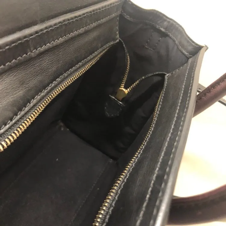 Celine Luggage Nano Bag In Beige