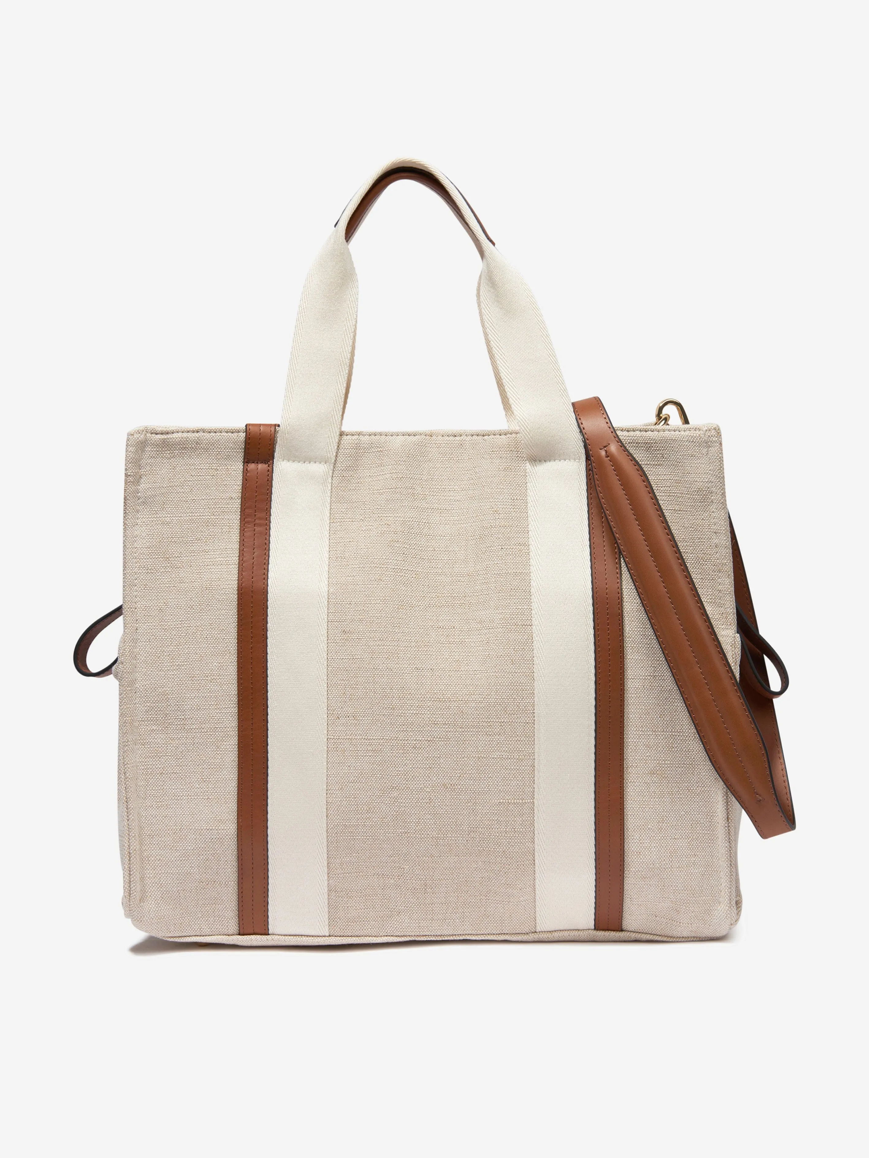 Chloé Baby Organic Cotton Changing Bag in Ivory