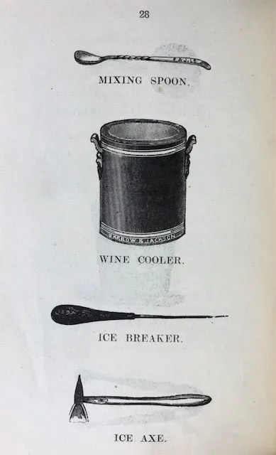 (Cocktails) [PAUL, Charlie]. Recipes of American and Other Iced Drinks.