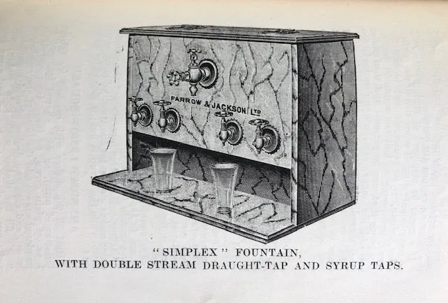 (Cocktails) [PAUL, Charlie]. Recipes of American and Other Iced Drinks.