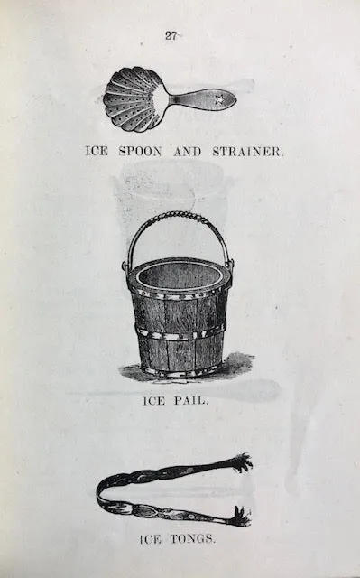 (Cocktails) [PAUL, Charlie]. Recipes of American and Other Iced Drinks.