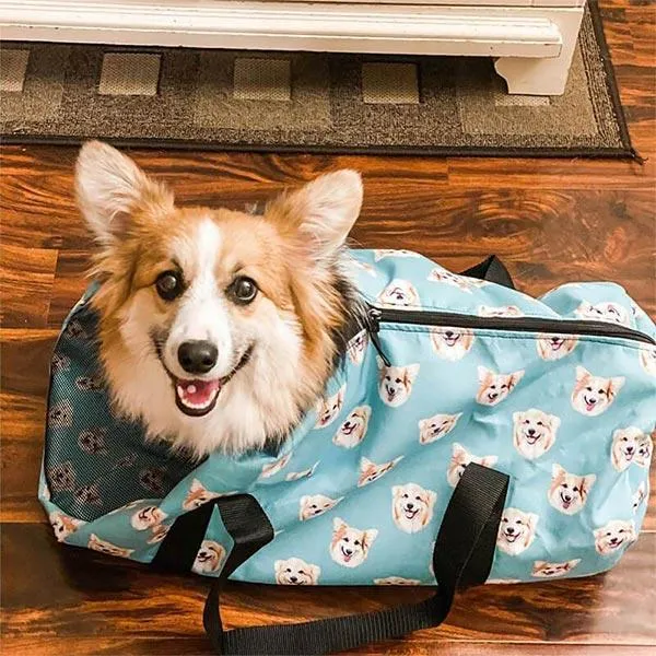 Custom Pet Art Duffel Bag