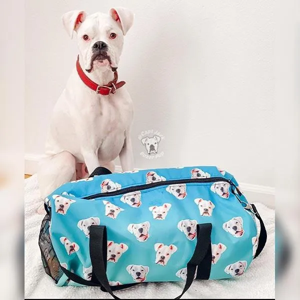 Custom Pet Art Duffel Bag