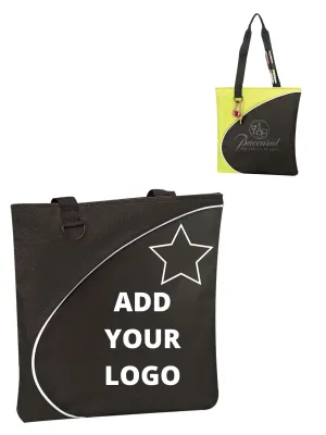 Custom Stylish Polyester Tote Bag