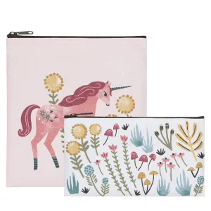 Danica Snack Bag-Reusable Set of 2 Unicorn