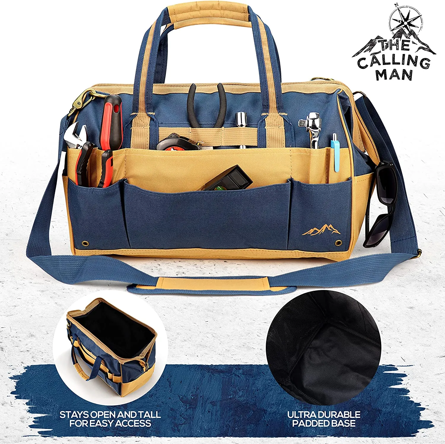 Denali - 16" Extra Large Canvas Legacy Tool Bag Heavy Duty - B09238WDCQ - LIMITED STOCK AT THIS PRICE!