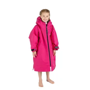 Dryrobe Advance Kids Long Sleeve - Pink/Light Grey