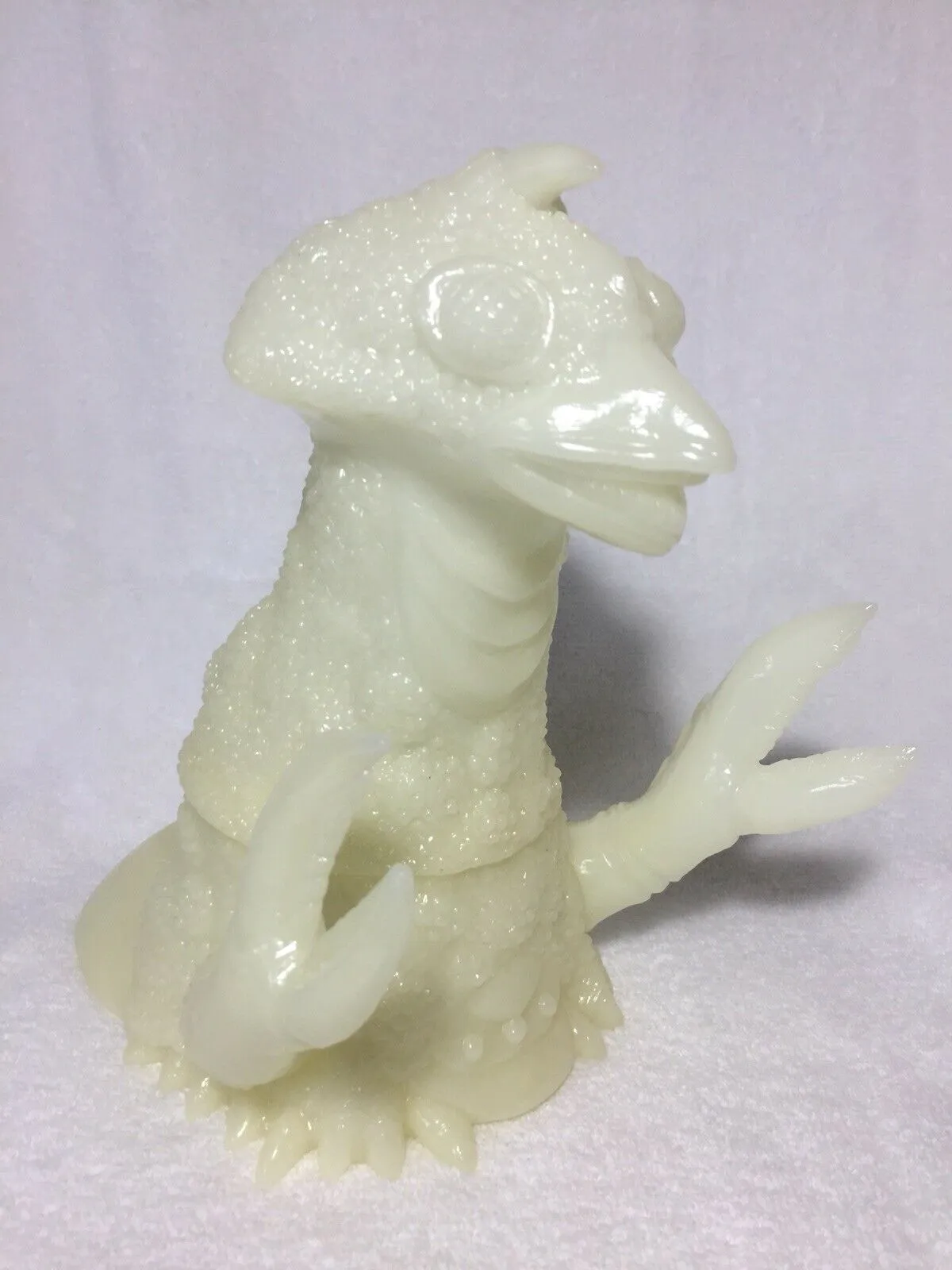 Elegab Devil UFO Sofubi Unpainted GID Blank Kaiju Sofvi Art Toy