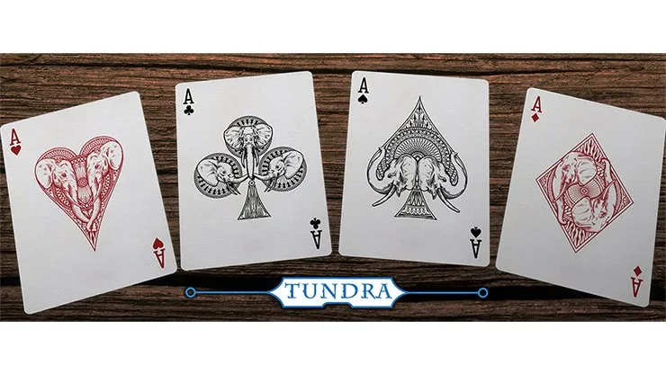 Elephant Playing Cards (Tundra)