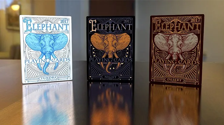 Elephant Playing Cards (Tundra)