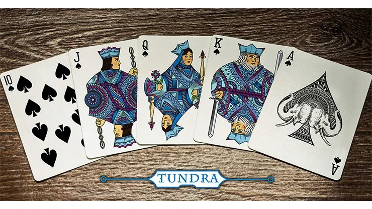 Elephant Playing Cards (Tundra)