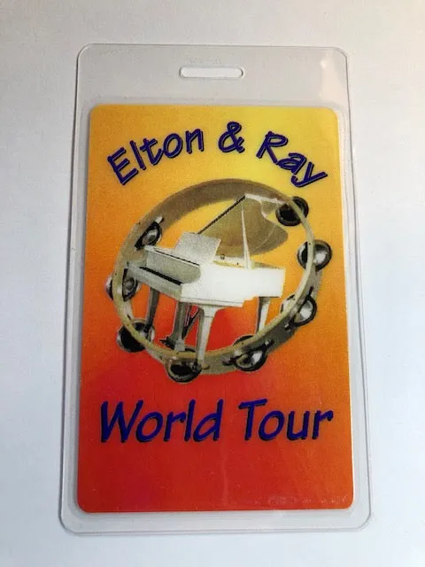 Elton John & Ray Cooper - Elton & Ray World Tour 1994 - Backstage Pass **Rare