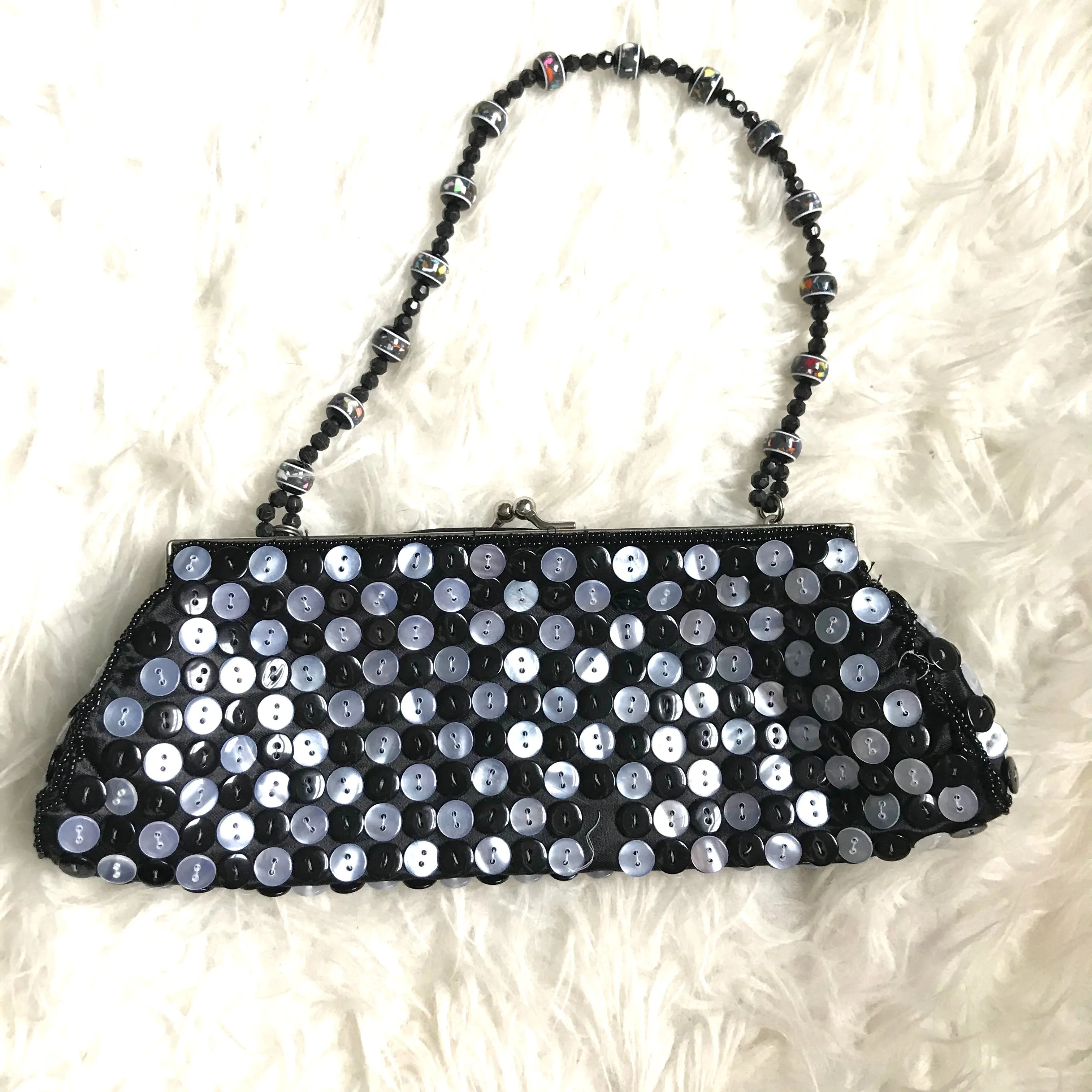 Far Nine Button Embellished Handbag (see notes)