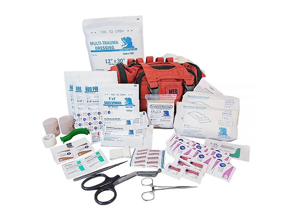 FIRST AID RAPID RESPONSE KIT / RED - BY SWISS LINK