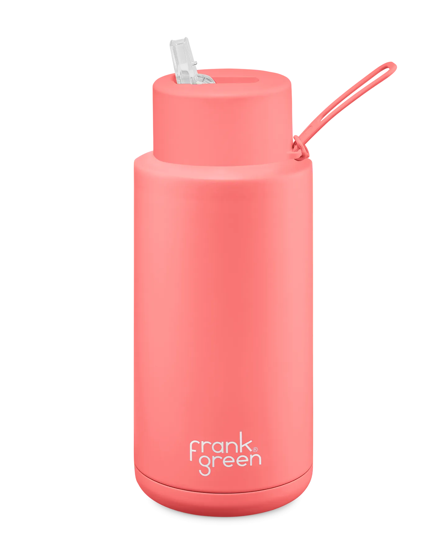 Frank Green Ceramic Reusable Bottle 34oz/1000ml - Sweetpeach