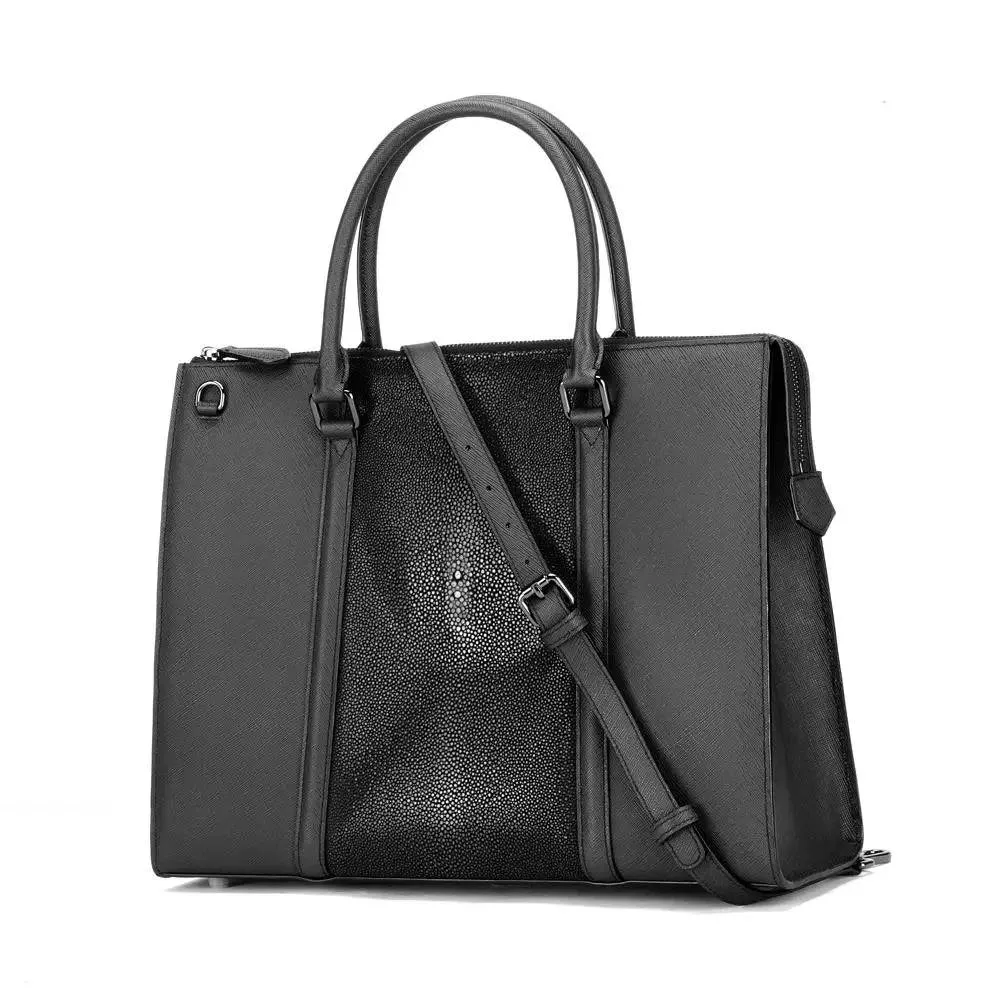 GenuinePearl Stingray Leather Briefcase For Men