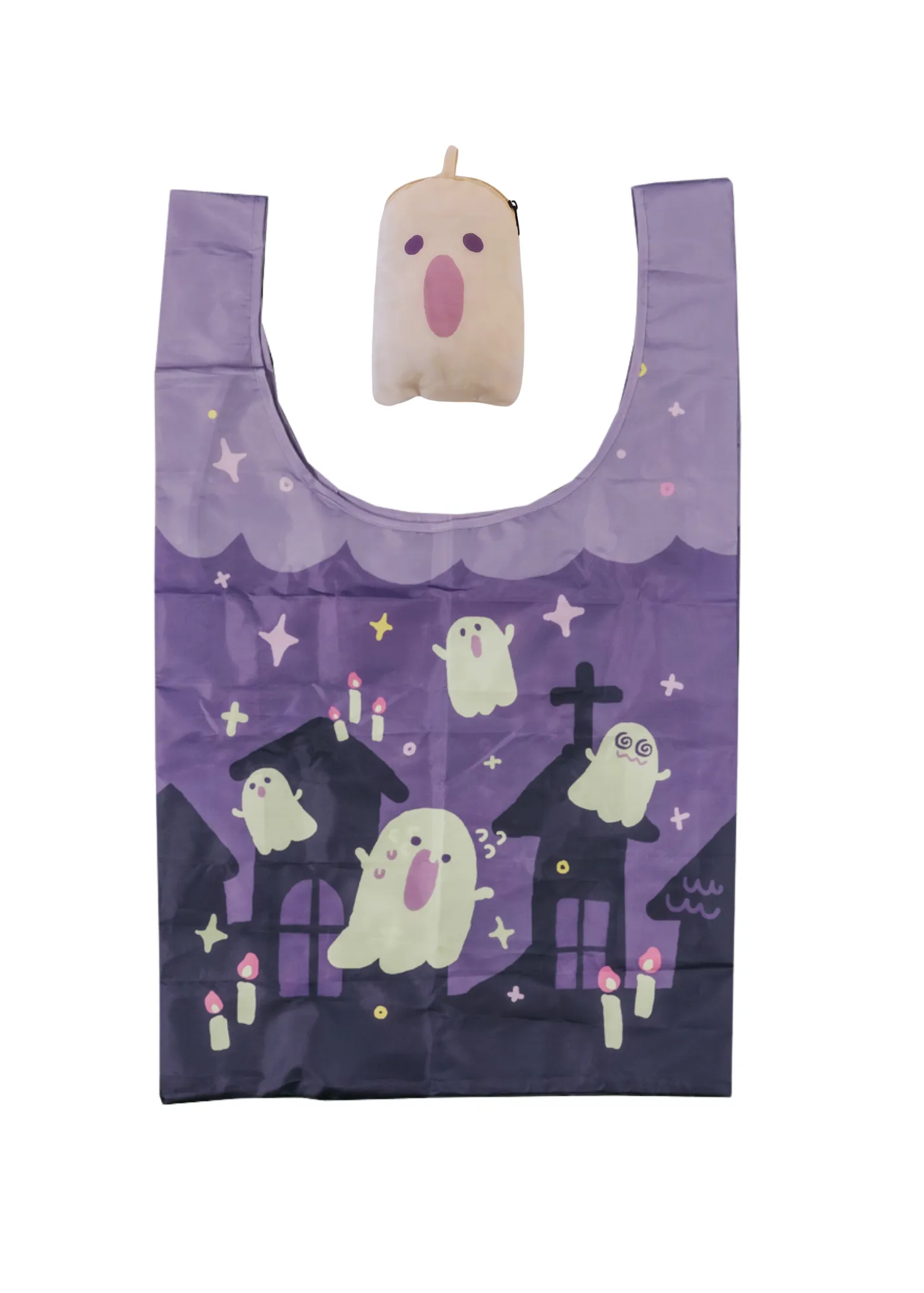 GHOST TOWN reusable shopping bag