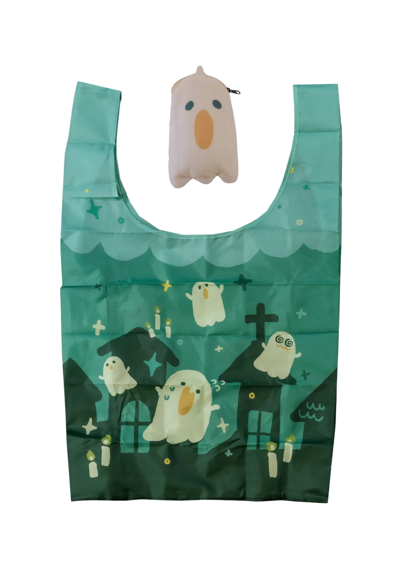 GHOST TOWN reusable shopping bag