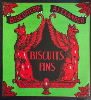 (Graphic) Biscuiterie Alexander. Biscuits Fine