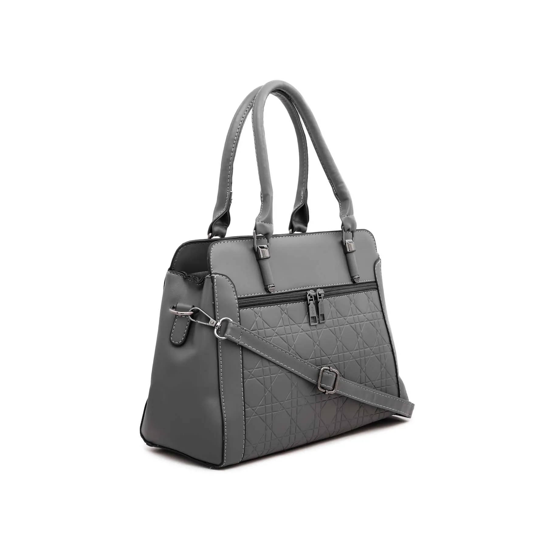 Grey Formal Hand Bag P35896