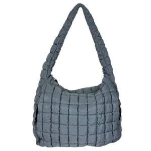 GZ-4171 Puffer Quilted Handbag Grey