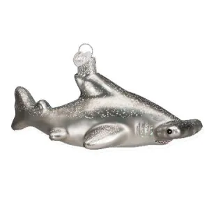 Hammerhead Shark Old World Christmas Ornament 12426