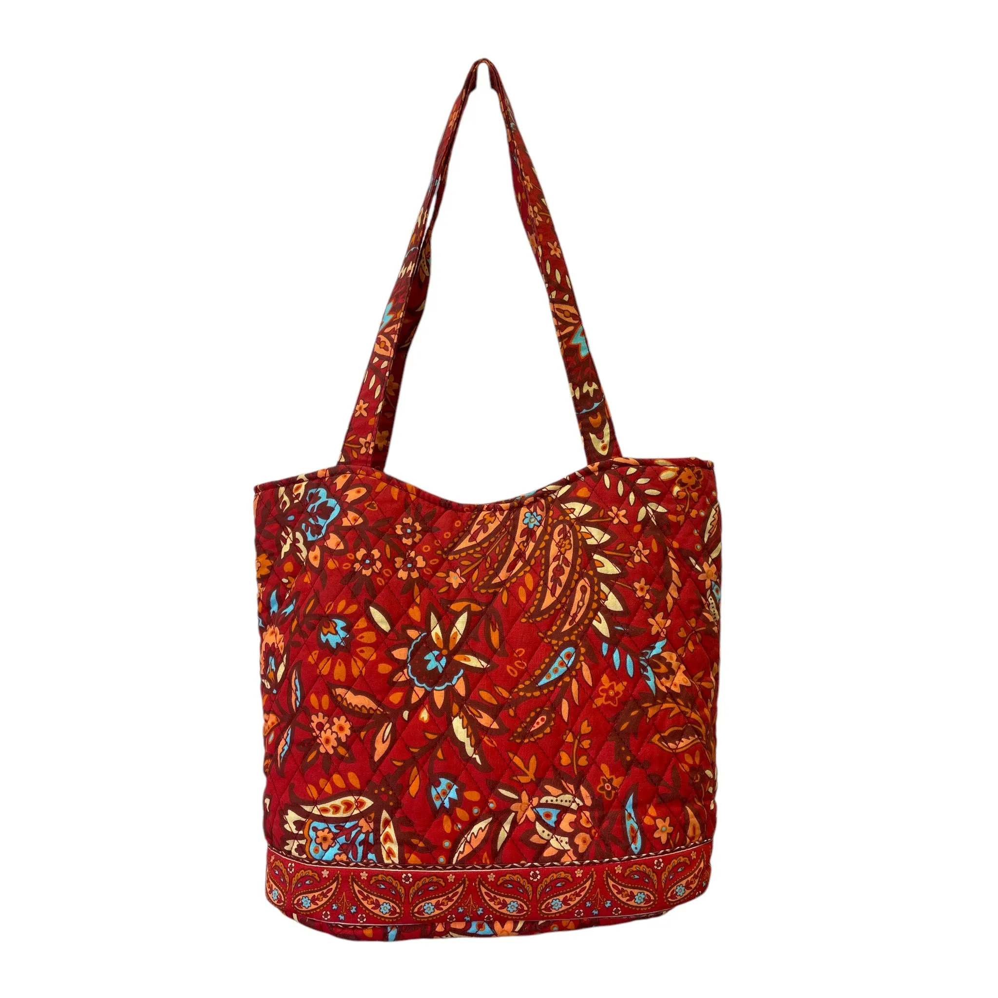 Handbag By Vera Bradley In Orange, Size:Medium