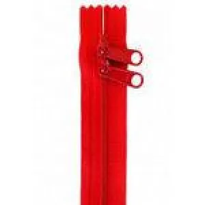 Handbag zipper 40" Atom Red