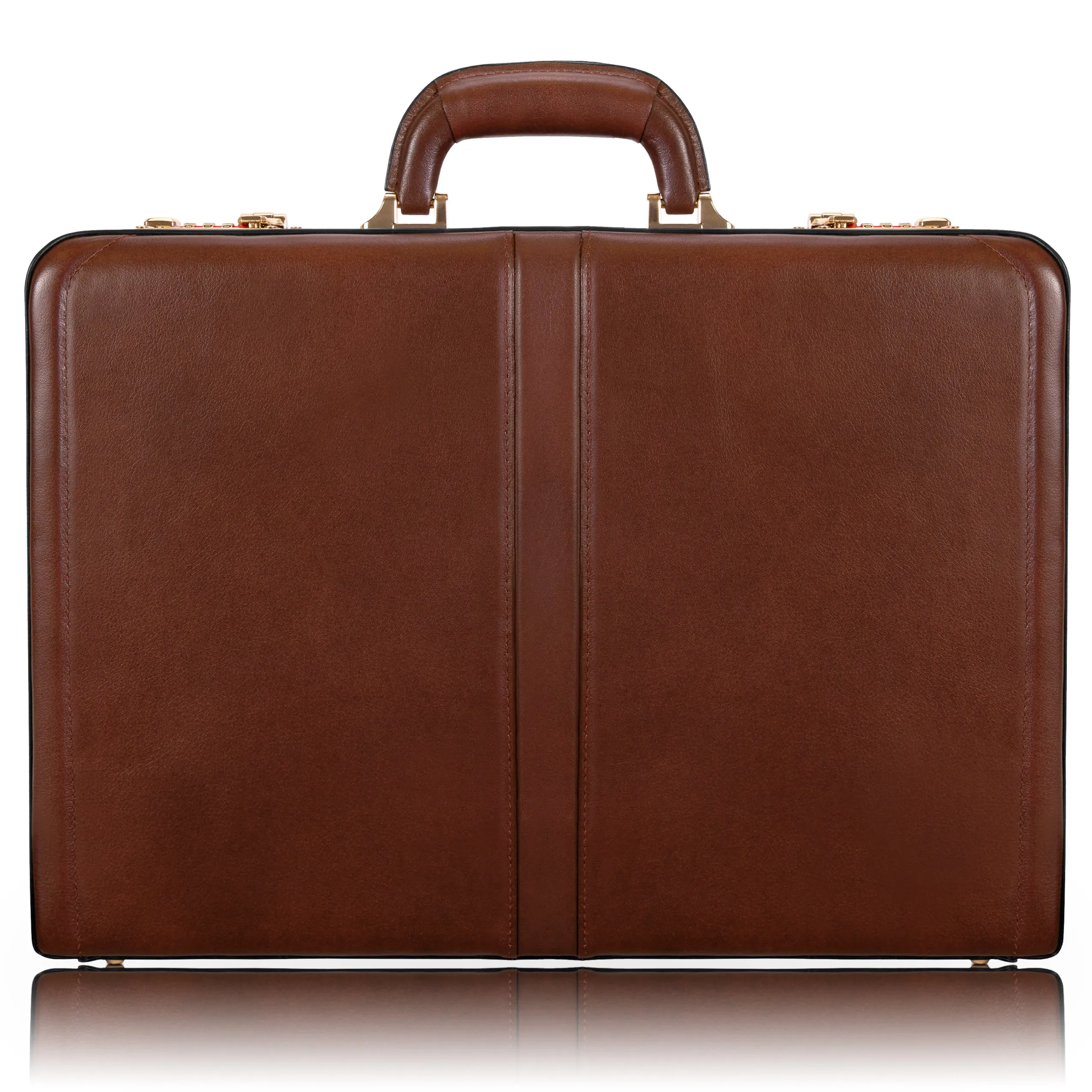 HARPER | 5” Leather Expandable Attaché Briefcase