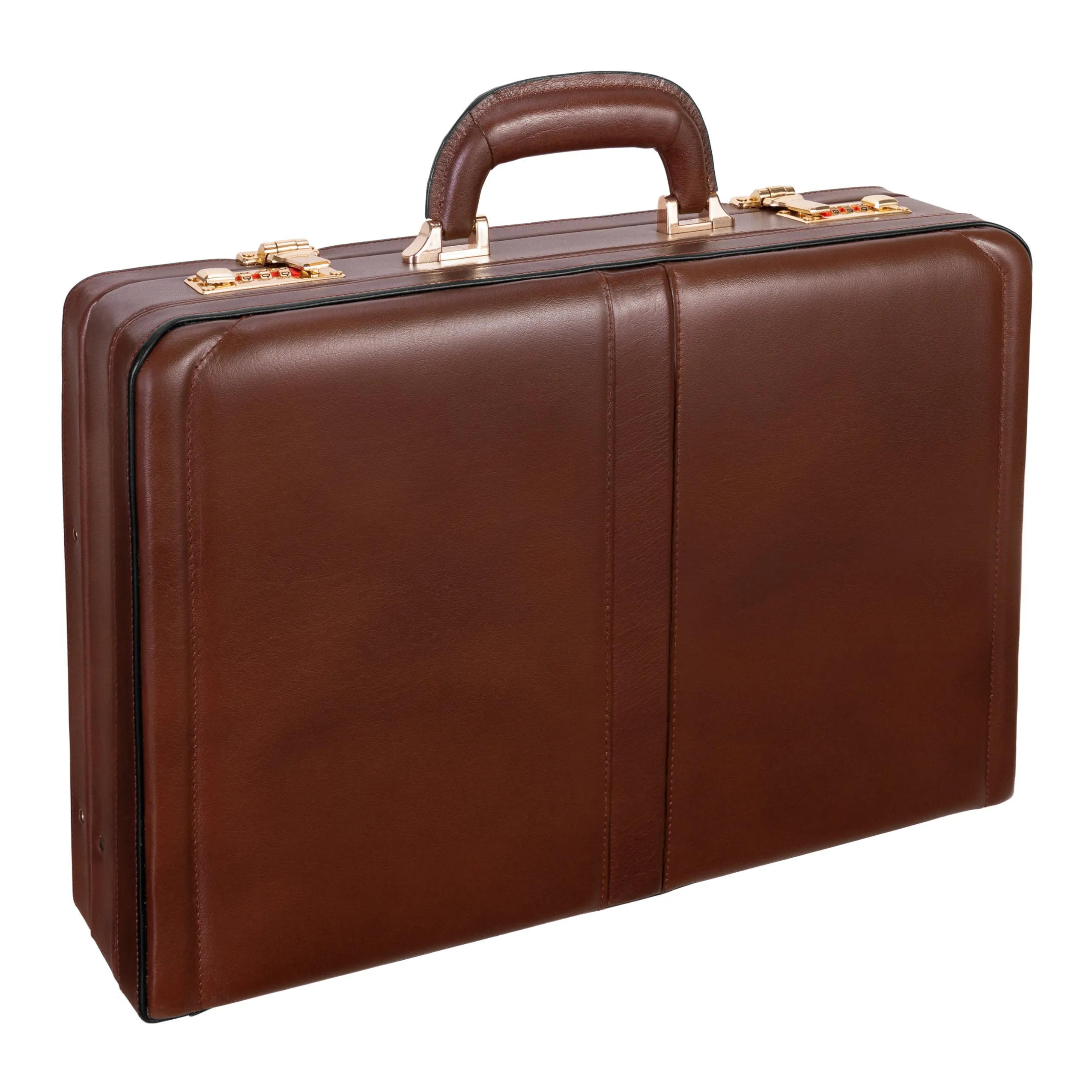 HARPER | 5” Leather Expandable Attaché Briefcase