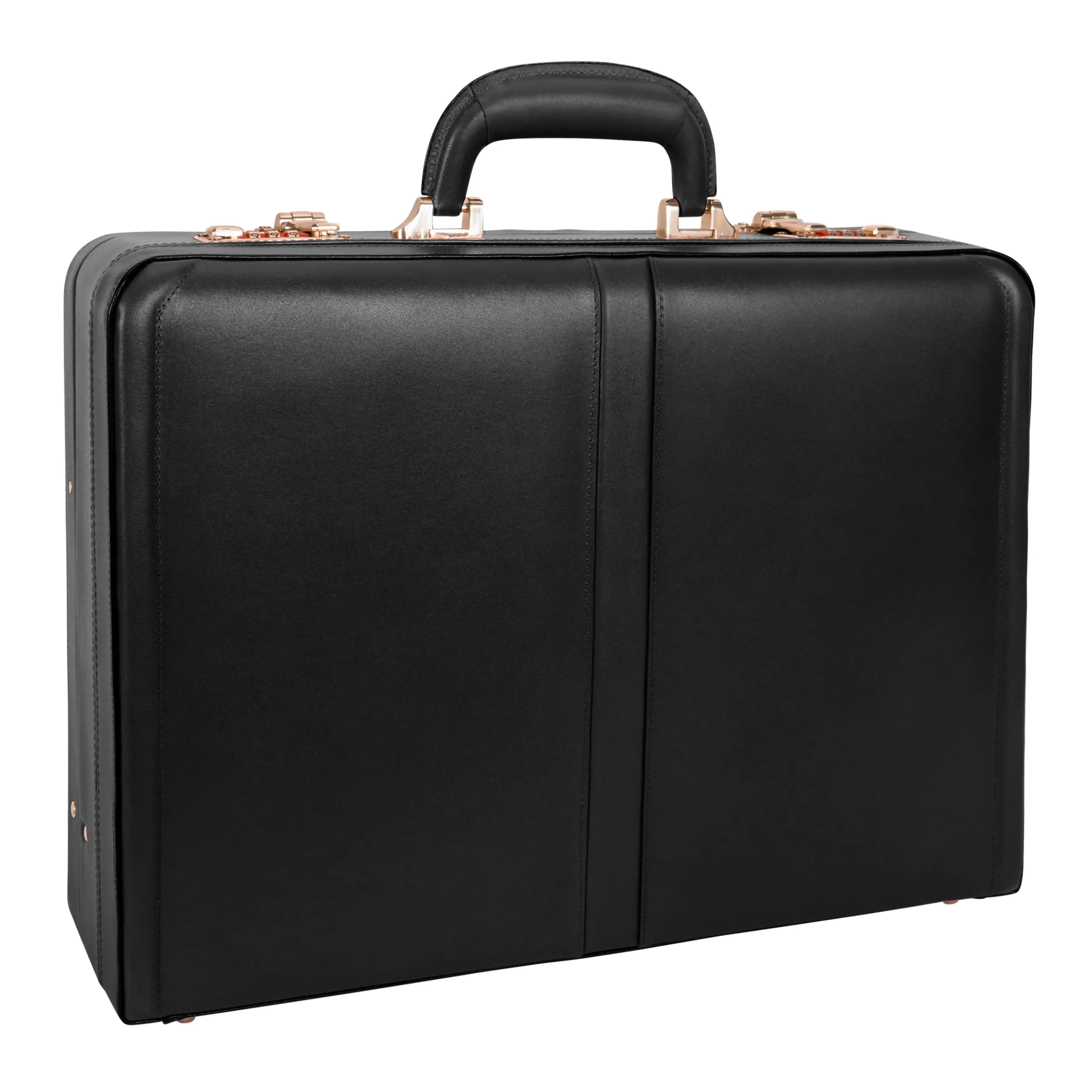 HARPER | 5” Leather Expandable Attaché Briefcase