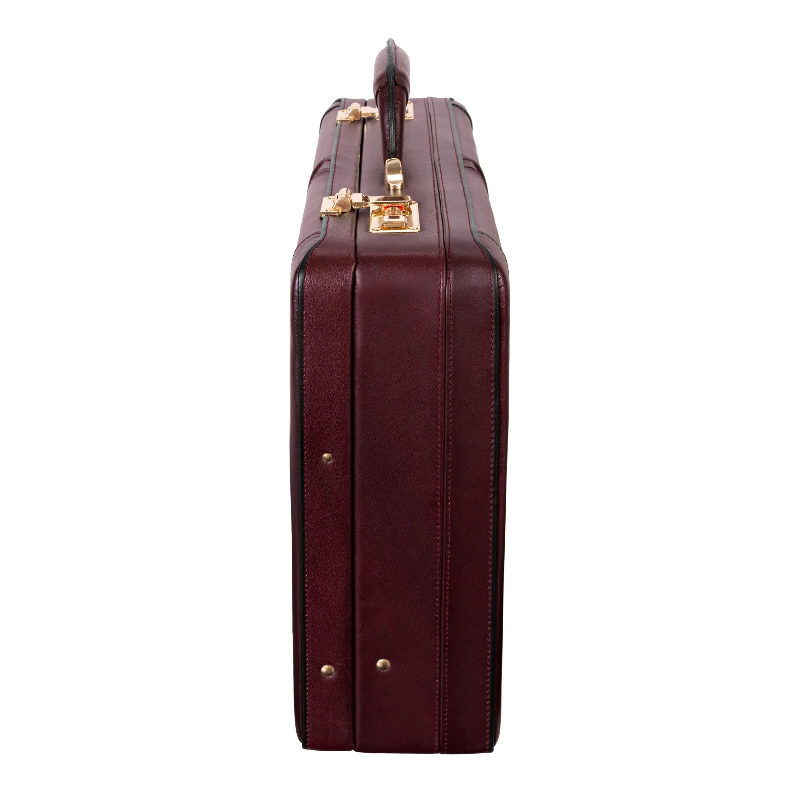 HARPER | 5” Leather Expandable Attaché Briefcase